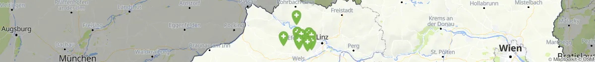 Kartenansicht für Apotheken-Notdienste in der Nähe von Hartkirchen (Eferding, Oberösterreich)